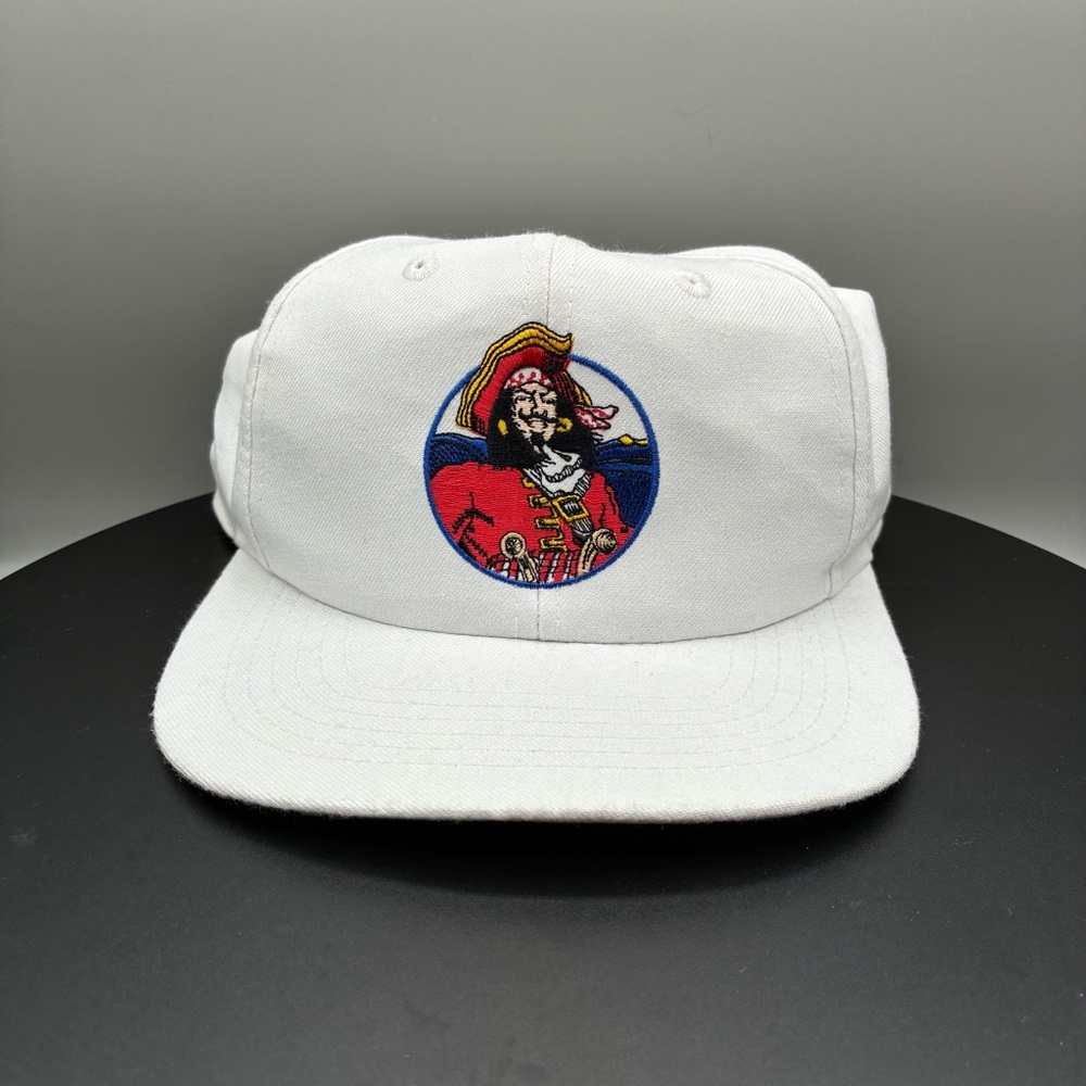 Captain Morgan Adult OSFA Snapback White Embroidered Logo Hat